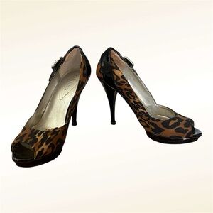 Guess Leopard Print Heels